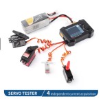 Wholesale ToolkitRC ST8 8CH 100W 2A 2.4 TFT 7-28V 8-Channel Integrated Tester 4 Independent Interface PWM/PPM/SBUS Signal Test